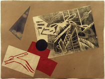 O. Rosanowa, Collage für Alexei Krutschonychs Mappe "Der Krieg" von klassik art