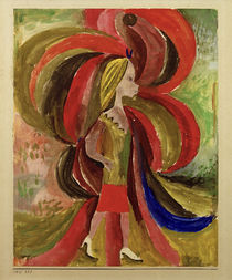 P.Klee, "Was ein Mädchen unwissend mit sich bringt" / Aquarell, 1915 von klassik art