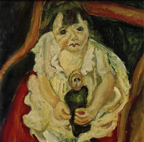 Ch. Soutine, The Little Girl with a Doll / painting 1919 by klassik art