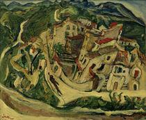 Ch. Soutine, View of Cagnes / painting 1922/23 by klassik art
