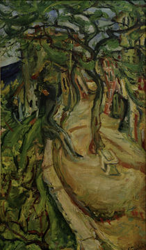 Ch. Soutine, The Terrace in Vence / painting 1925 by klassik art