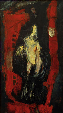 Ch. Soutine, Geflügel, vor roter Mauer hängend von klassik art