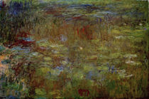 Claude Monet / Waterlily Pond / Painting by klassik art