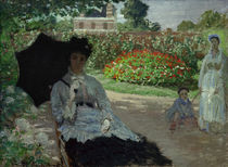 C.Monet, Camille mit Jean und Kindermäd. von klassik art
