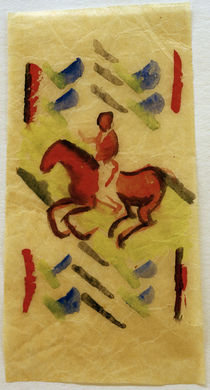 A.Macke / Red Rider / 1913 by klassik art