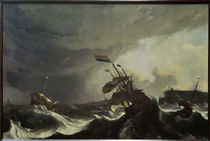 L.Backhuysen, ships in trouble.. by klassik art