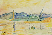 P.Signac, Hafeneinfahrt von Saint-Topez von klassik art
