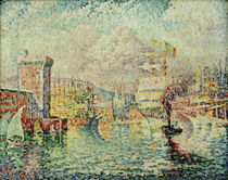 P.Signac, Port of Marseille / Paint./ 1913 by klassik art