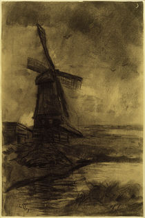 Lesser Ury, Windmühle von klassik art