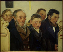 A. S. Petersen, Während des Gottesdienstes by klassik art