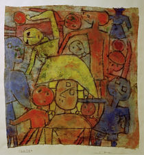 Paul Klee, Bunte Gruppe (Colourful Group) by klassik art