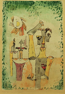 Paul Klee, Schwarzmagier (Black Magician) by klassik art