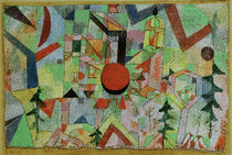Paul Klee, Burg mit untergehender Sonne von klassik-art