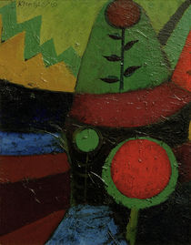 Paul Klee, Drei Blumen, Gemälde von klassik art