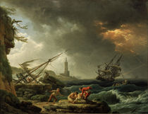 Claude-Joseph Vernet / Storm on the Sea by klassik art