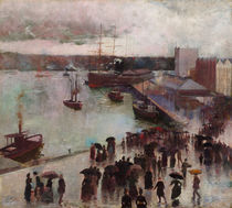 Sydney, Hafen, Departure of the Orient / Gemälde v. Ch. Conder von klassik art