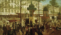 A.Gill, Le Boulevard Montmarte / Painting, 1877. by klassik-art
