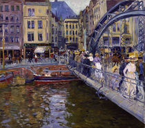 View of Stettin / P. Franck / Painting, 1909 by klassik-art