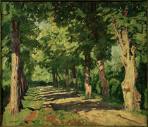 Avenue of Linden Trees / P. Franck / Painting, 1936 by klassik art