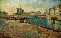 P.Signac, Paris, Notre Dame / Painting by klassik art