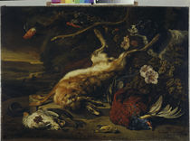 Hunting Still Life / J. Weenix / Painting 1697 by klassik art