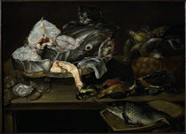 A. v. Adriaenssen / Still Life with Fishes..... by klassik art