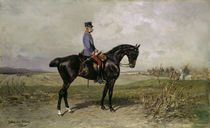 Franz Joseph, Equestrian Portrait by klassik art
