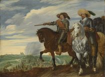 Friedrich Heinrich v. Oranien u. Ernst Casimir v. Nassau vor 's-Hertogenbosch / v. Hillegaert von klassik art
