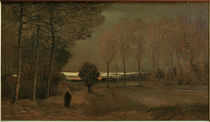 v. Gogh / Autumn landscape i. t. evening/1884 by klassik art