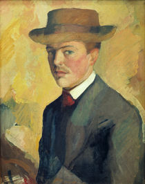 August Macke, Self-portrait 1909 by klassik art
