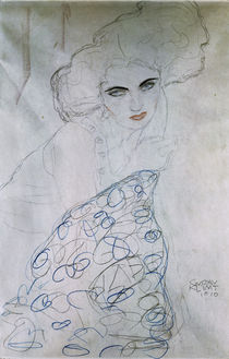 G.Klimt, Studie zu Damenporträt / 1910 von klassik art