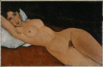 Modigliani / Reclining Female Nude by klassik art