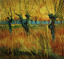 Van Gogh / Weiden bei Sonnenuntergang/1888 von klassik art