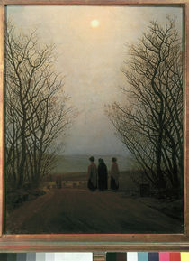 C.D.Friedrich, Ostermorgen / Gem. um 1835 von klassik art