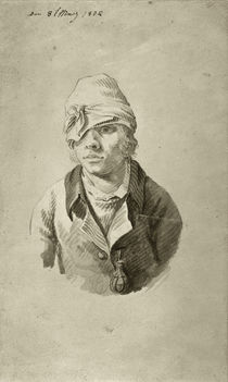 Friedrich / Self-portrait with cap /1802 by klassik art