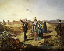 Spitzweg, Engländer in der Campagna/1835 von klassik art