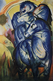 Franz Marc, Turm der blauen Pferde/1913 von klassik art