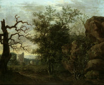 Friedrich / Landscape with bare tree/c1798 by klassik art