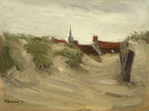 Sand Dunes in  Katwijk / M. Liebermann / Painting 1890 by klassik art