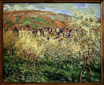 Monet / Blossoming plum trees / 1879 by klassik art