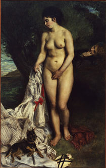 A.Renoir, Badende mit einem Pinscher von klassik art