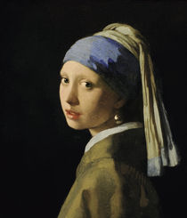 Vermeer / Girl with pearl earring/c. 1665 by klassik art