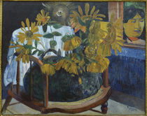 Gauguin / Sunflowers in an Armchair II by klassik art