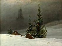 C.D.Friedrich, Winterlandschaft m. Kirch von klassik art