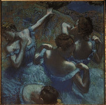 Degas, Tänzerinnen in Blau/ 1897 von klassik art