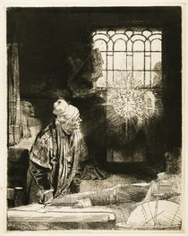 Rembrandt / Faust / Etching /  c. 1652 by klassik art