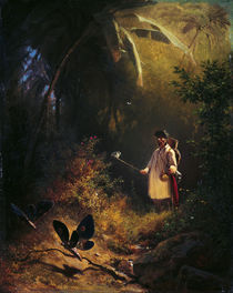C.Spitzweg / The Butterfly Catcher by klassik art
