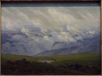Friedrich / Moving Clouds /  c. 1820 by klassik art