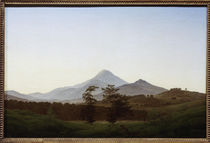 C.D.Friedrich, Bohemian landscape by klassik art