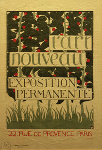 F.Vallotton, Plakat für L’Art Nouveau von klassik art